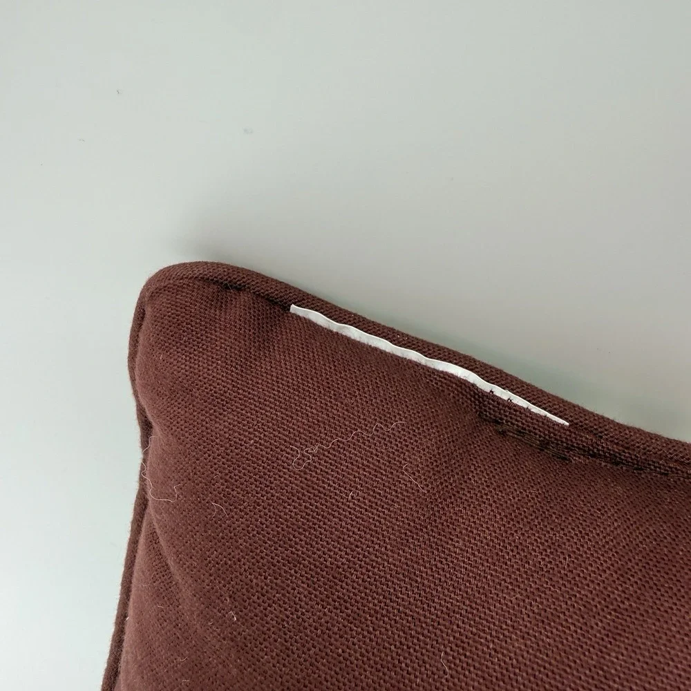 Vintage Jim Shore Throw Tapestry Pillow‎ Bless This Bounty Cottage Fruit Clean